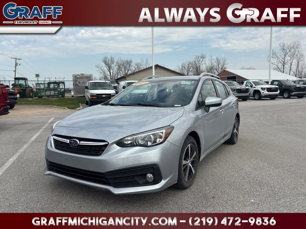 Silver 2022 Subaru Impreza Premium for sale in Michigan City, IN