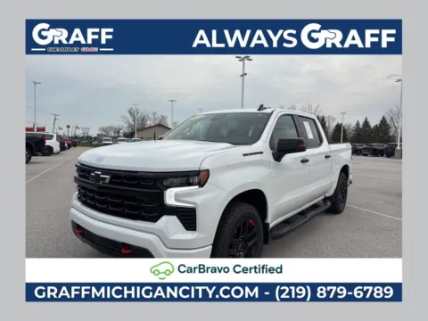 White 2024 Chevrolet Silverado 1500 RST for sale in Michigan City, IN