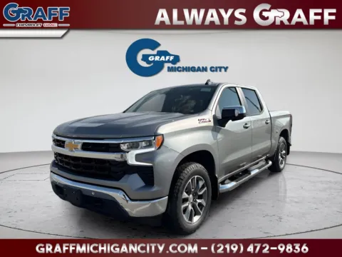 Gray 2026 Chevrolet Silverado 1500 LT for sale in Michigan City, IN