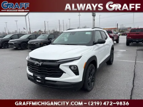 White 2026 Chevrolet TrailBlazer LT for sale in Michigan City, IN