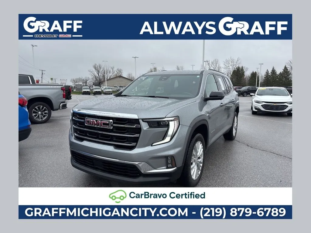 Gray 2024 GMC Acadia Elevation for sale in Michigan City, IN