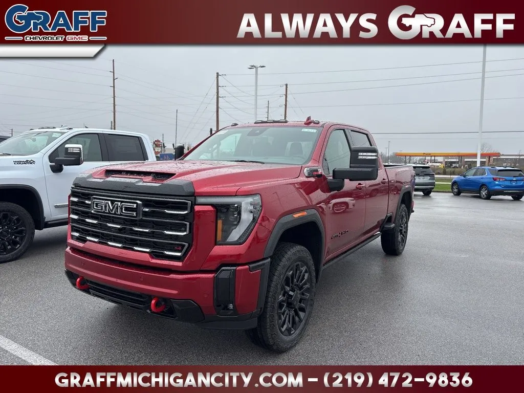 Red 2026 GMC Sierra 2500HD AT4 for sale in Michigan City, IN