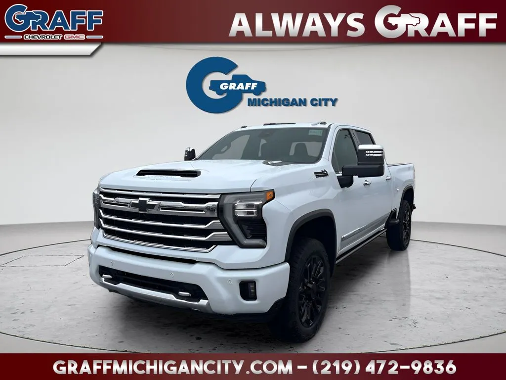 White 2026 Chevrolet Silverado 2500 HD High Country for sale in Michigan City, IN