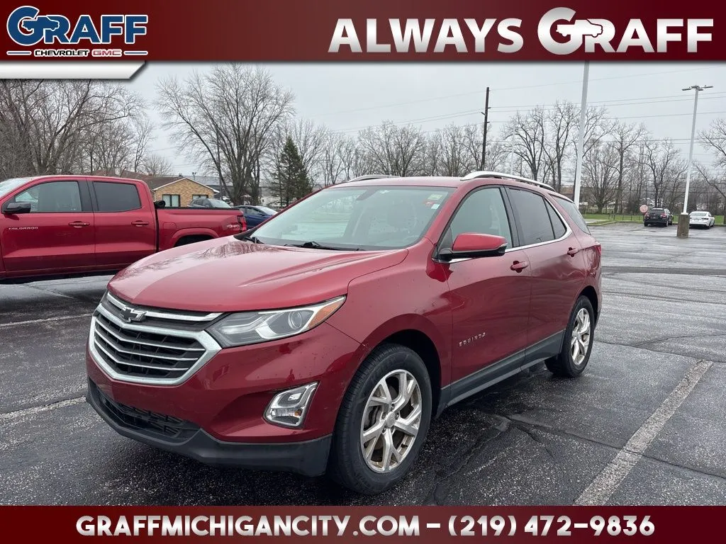 Red 2019 Chevrolet Equinox LT for sale in Michigan City, IN