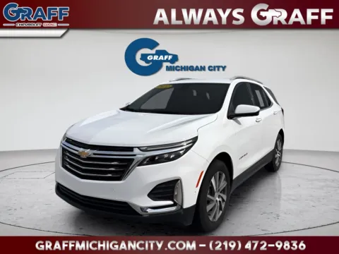 White 2022 Chevrolet Equinox Premier for sale in Michigan City, IN