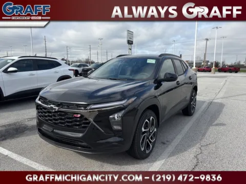 Black 2026 Chevrolet Trax 2RS for sale in Michigan City, IN