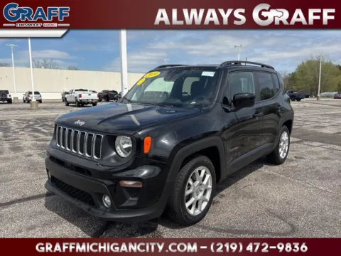 Black 2019 Jeep Renegade Latitude for sale in Michigan City, IN