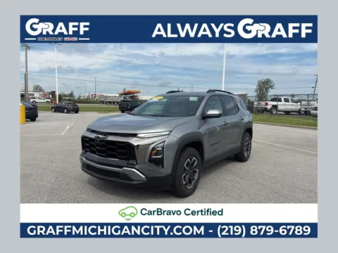 Gray 2025 Chevrolet Equinox ACTIV for sale in Michigan City, IN