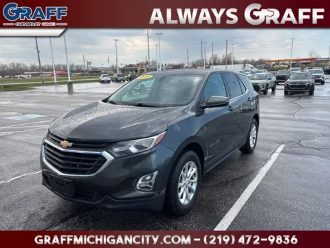 Gray 2018 Chevrolet Equinox LT for sale in Michigan City, IN