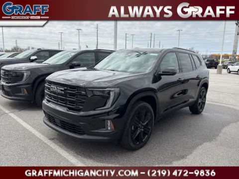 Black 2026 GMC Acadia Elevation for sale in Michigan City, IN