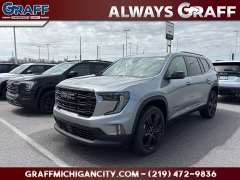 Gray 2026 GMC Acadia Elevation for sale in Michigan City, IN