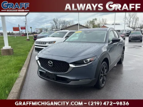 Gray 2025 Mazda CX-30 2.5 S Carbon Edition for sale in Michigan City, IN