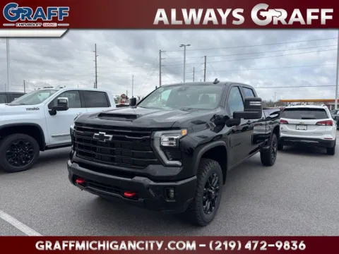 Black 2026 Chevrolet Silverado 2500HD LT for sale in Michigan City, IN