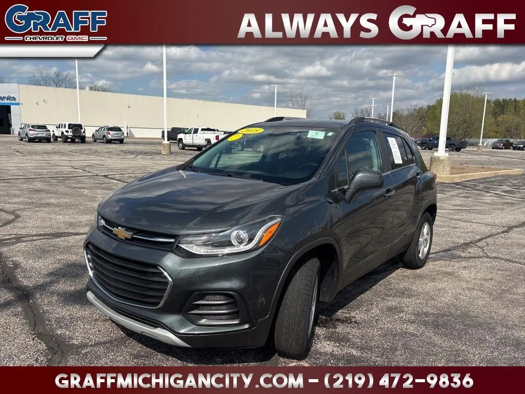 Gray 2018 Chevrolet Trax LT for sale in Michigan City, IN