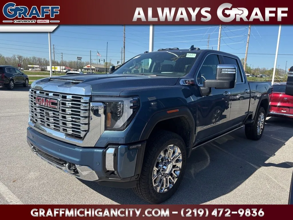 Blue 2026 GMC Sierra 2500HD Denali for sale in Michigan City, IN