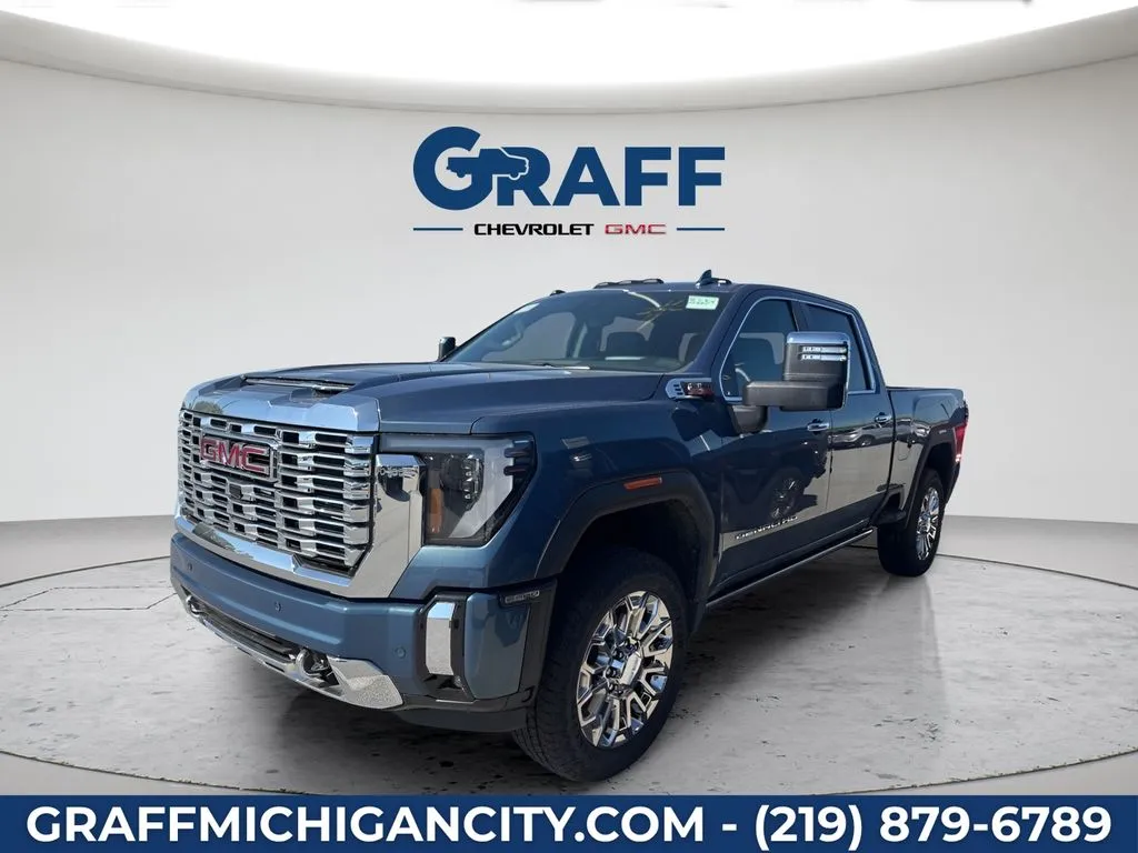 Blue 2026 GMC Sierra 2500 HD Denali for sale in Michigan City, IN