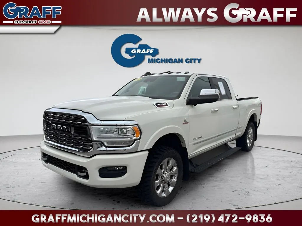 White 2020 Ram 3500 Limited for sale in Michigan City, IN