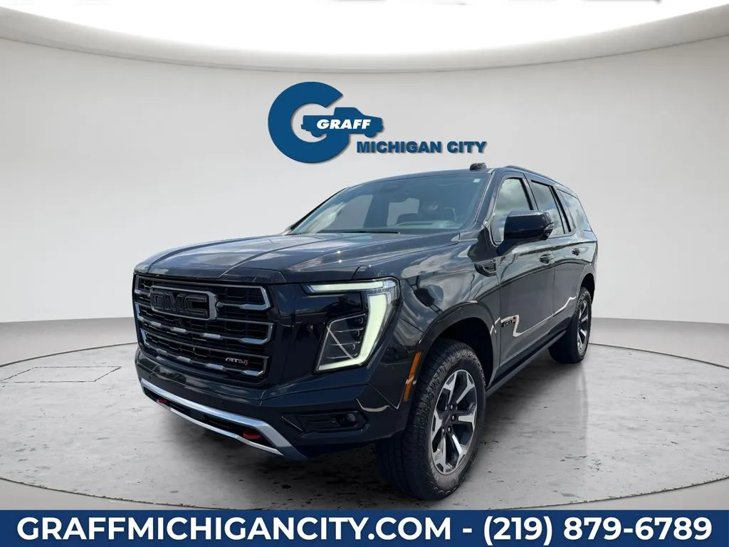 Black 2026 GMC Yukon AT4 for sale in Michigan City, IN