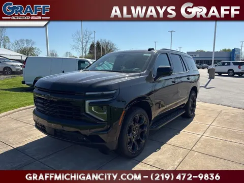 Black 2026 Chevrolet Tahoe RST for sale in Michigan City, IN