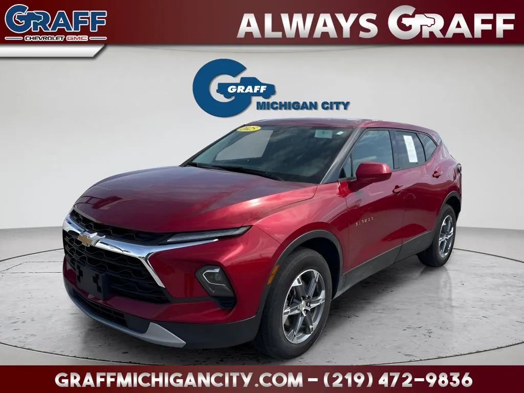 Red 2025 Chevrolet Blazer LT for sale in Michigan City, IN