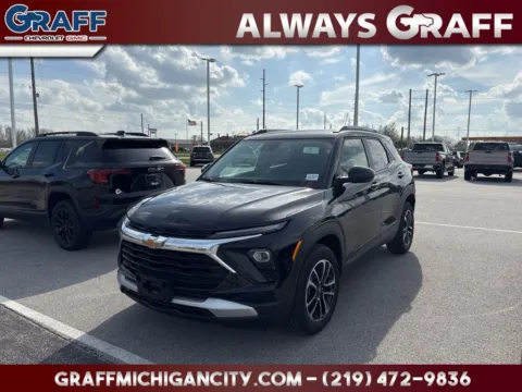 Black 2026 Chevrolet TrailBlazer LT for sale in Michigan City, IN