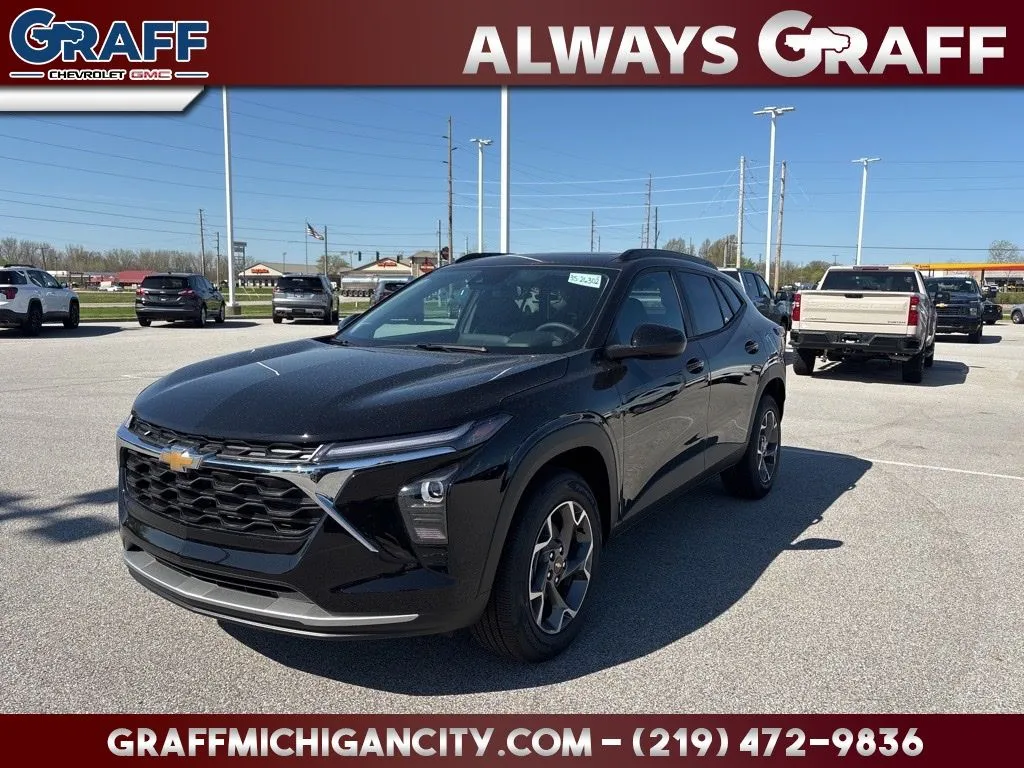 Black 2026 Chevrolet Trax LT for sale in Michigan City, IN