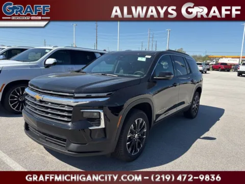 Black 2026 Chevrolet Traverse LT for sale in Michigan City, IN