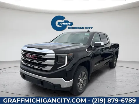 Black 2026 GMC Sierra 1500 SLE for sale in Michigan City, IN