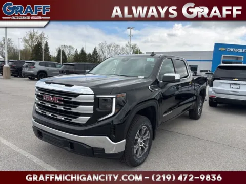Black 2026 GMC Sierra 1500 SLE for sale in Michigan City, IN