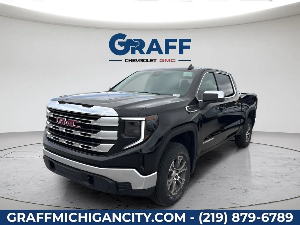 Black 2026 GMC Sierra 1500 SLE for sale in Michigan City, IN