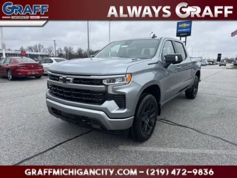 Gray 2026 Chevrolet Silverado 1500 RST for sale in Michigan City, IN