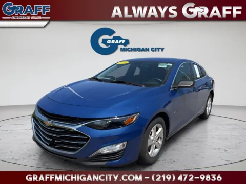 Blue 2023 Chevrolet Malibu LS for sale in Michigan City, IN