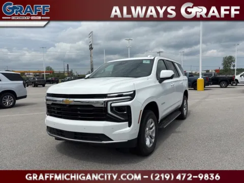 White 2026 Chevrolet Tahoe LS for sale in Michigan City, IN