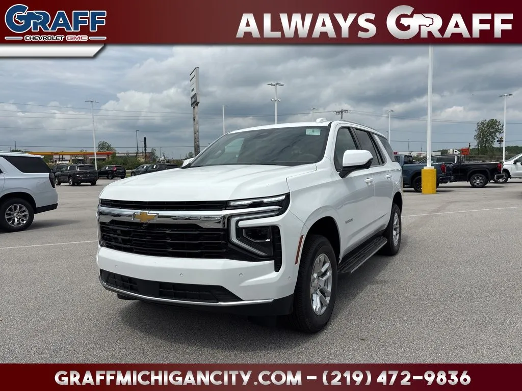 White 2026 Chevrolet Tahoe LS for sale in Michigan City, IN