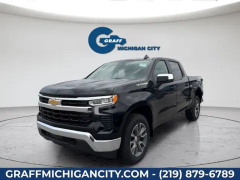 Black 2026 Chevrolet Silverado 1500 LT for sale in Michigan City, IN