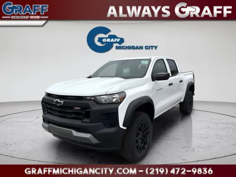 White 2026 Chevrolet Colorado Trail Boss for sale in Michigan City, IN
