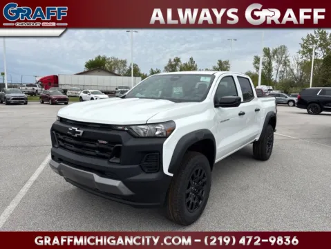 White 2026 Chevrolet Colorado Trail Boss for sale in Michigan City, IN