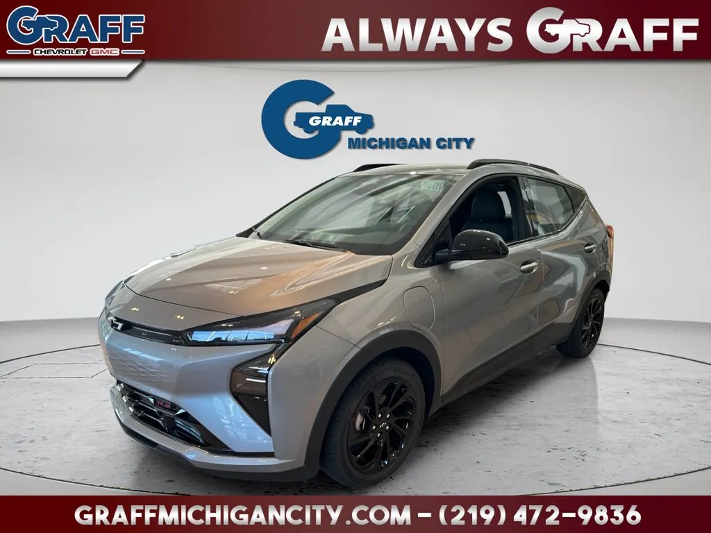 Gray 2027 Chevrolet Bolt EV RS for sale in Michigan City, IN