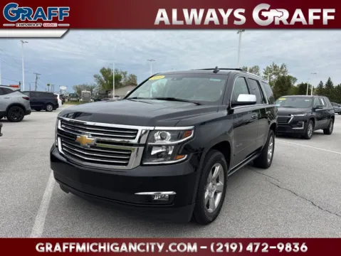 Black 2019 Chevrolet Tahoe Premier for sale in Michigan City, IN