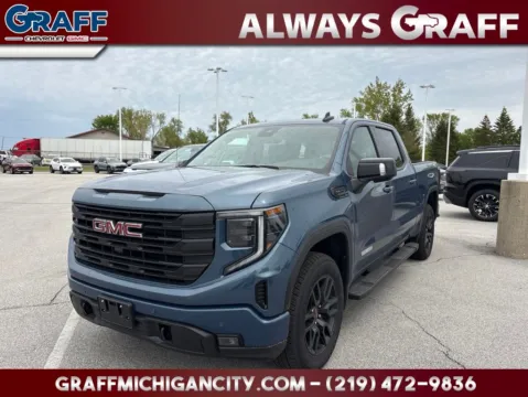 Blue 2026 GMC Sierra 1500 Elevation for sale in Michigan City, IN