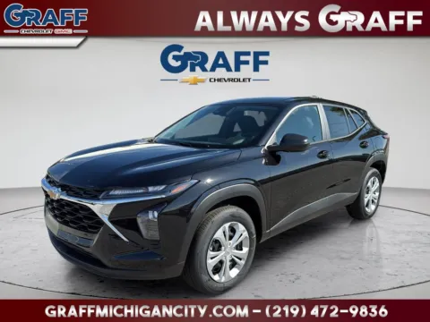 Black 2026 Chevrolet Trax LS for sale in Michigan City, IN