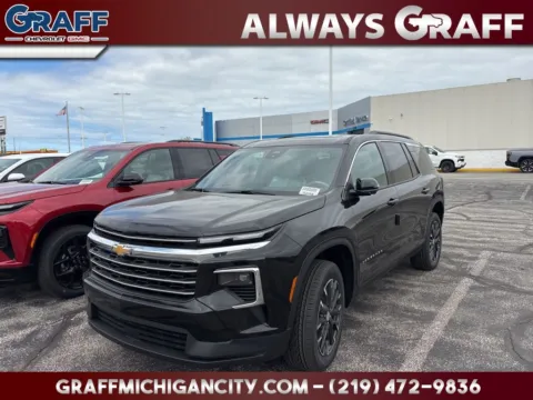 Black 2026 Chevrolet Traverse LT for sale in Michigan City, IN