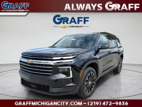 Black 2026 Chevrolet Traverse LT for sale in Michigan City, IN
