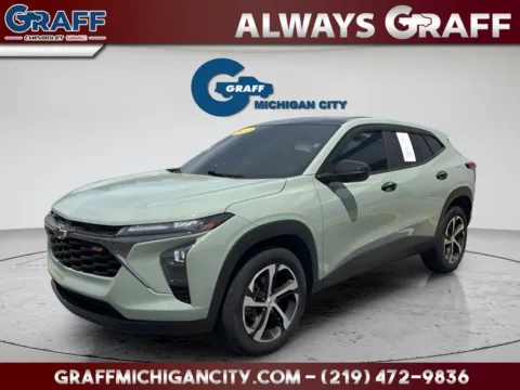 Green 2024 Chevrolet Trax 1RS for sale in Michigan City, IN