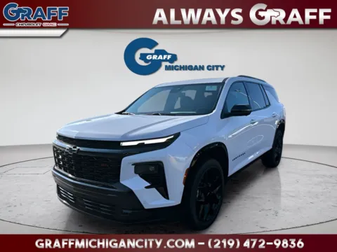 White 2026 Chevrolet Traverse RS for sale in Michigan City, IN