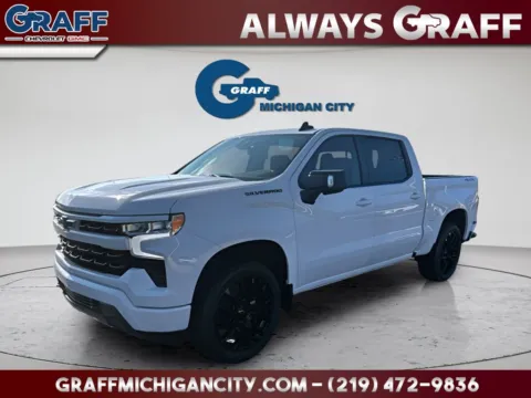 White 2026 Chevrolet Silverado 1500 RST for sale in Michigan City, IN