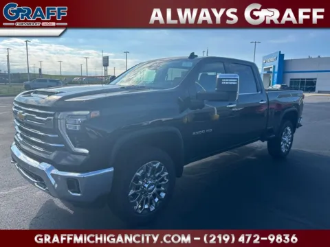 Black 2026 Chevrolet Silverado 2500HD LTZ for sale in Michigan City, IN