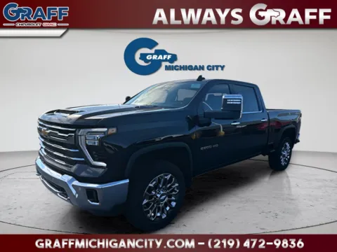 Black 2026 Chevrolet Silverado 2500HD LTZ for sale in Michigan City, IN