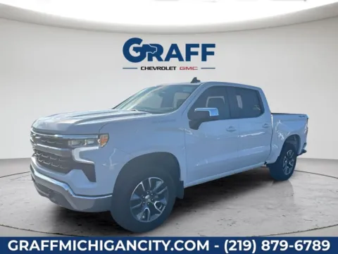 White 2026 Chevrolet Silverado 1500 LT for sale in Michigan City, IN