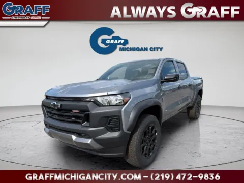 Gray 2026 Chevrolet Colorado Trail Boss for sale in Michigan City, IN